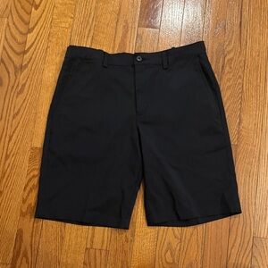 Boys Black Golf Shorts